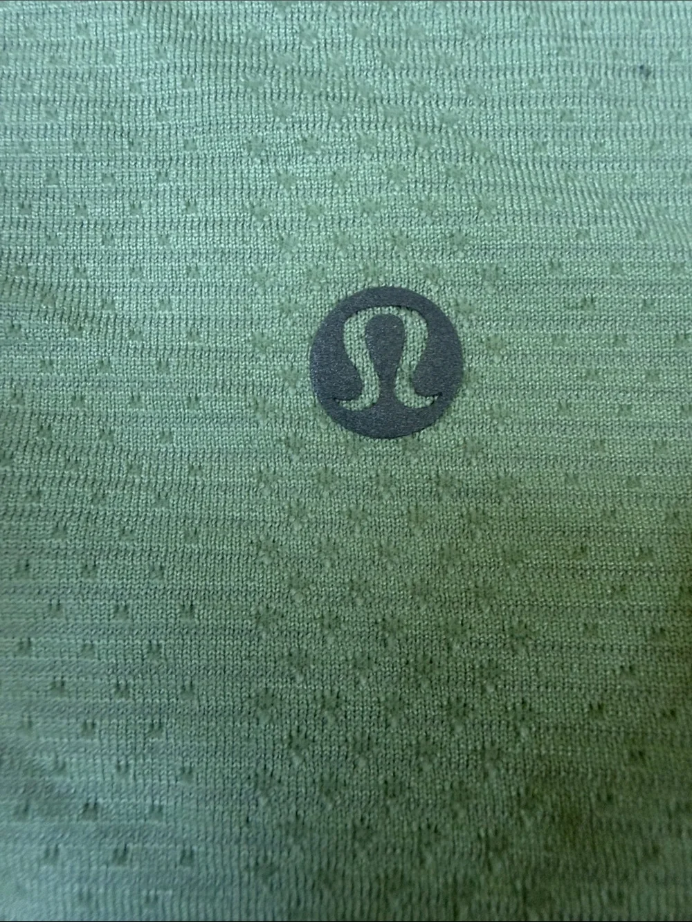 (324)lululemon athletica Sage Green Ribbed Short Sleeve Tee - Picture 2 of 6